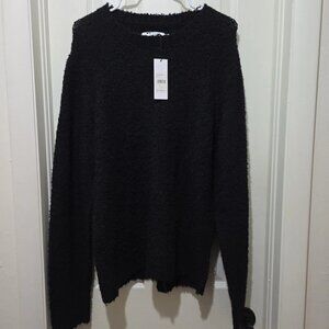Women Black DKNY Long Sleeve Sweater Medium M NWT